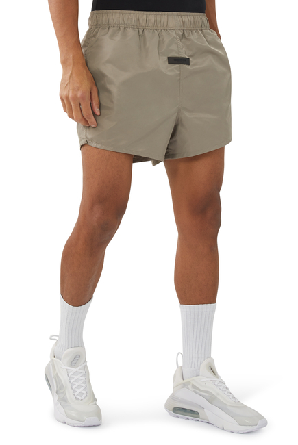 Buy Fear of God Essentials Taslan Nylon Running Shorts for Mens